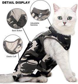 img 1 attached to Coppthinktu Cat Recovery Suit Alternative Cats for Health Supplies