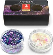 ✨ arteza multi purpose chunky holographic glitter: a shimmering wonder for all craft projects! logo