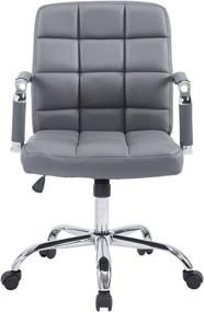 img 3 attached to 🪑 Grey EdgeMod Manchester Office Chair