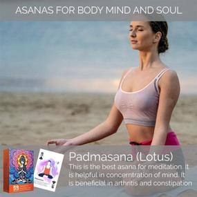 img 2 attached to 🧘 52 Mindful Yogasanas for Mind, Body and Soul: Informative Playing Cards with DIY Yoga Poses for Home, Office, and Schools