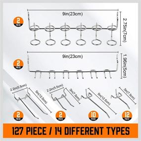 img 1 attached to HORUSDY 127 Piece Pegboard Assortment Organizing