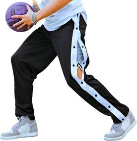 img 3 attached to Deyeek Basketball Training Sweatpants Pockets Outdoor Recreation for Outdoor Clothing