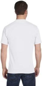 img 2 attached to Hanes Mens 2 Pack T Shirt Medium Men's Clothing for T-Shirts & Tanks