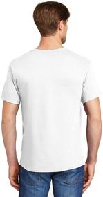 img 1 attached to Hanes Mens 2 Pack T Shirt Medium Men's Clothing for T-Shirts & Tanks