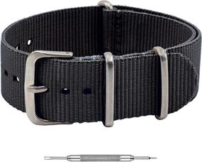 img 4 attached to ⌚ Streamline Your Timepiece: Benchmark Straps Ballistic Watchband Removal for Men's Watches