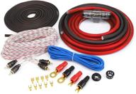 🔌 enhanced knukonceptz red kca 4 gauge amplifier installation wiring kit logo