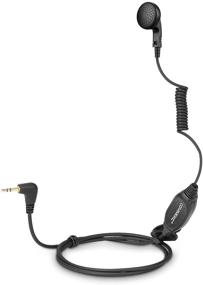 img 4 attached to 🎧 COMMIXC (2 Pack) Walkie Talkie Earpiece: 2.5mm 1-Pin Headset with PTT Mic for Motorola Talkabout Two-Way Radios