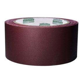 img 4 attached to 📚 Protect Your Books with BookGuard! 2-Inch Premium Cloth Bookbinding Repair Tape for Unmatched Durability - 15 Yard Roll in Elegant Burgundy