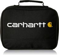 🥪 carhartt insulated soft sided lunchbox in sleek black: carry your meals in style логотип