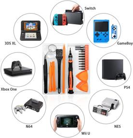 img 3 attached to oGoDeal Набор отверток Triwing для Nintendo Switch T6 T8 T9 T10 Torx Security - совместим с PS5, PS4, Xbox 360, Xbox One, Switch Lite, Joycon, Wii, N64 и контроллером - включает в себя набор инструментов для ремонта и чистки PS4