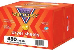 img 4 attached to 🏡 HOME VICTORY Dryer Sheets: Spring Lavender Scented Fabric Softener - Reduces Wrinkles, Controls Static, Softens Fabric (480 Count)