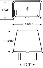 img 1 attached to Блейзер B170 Хром 2-х отверстийная номерная планка