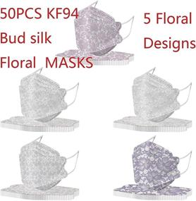 img 3 attached to Disposable Face_Masks Protective FaceMasks KF94_Floral 11