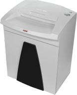 🔒 hsm securio b26 1/4 inch strip-cut paper shredder - shreds 30 sheets, 14.5 gallon capacity logo