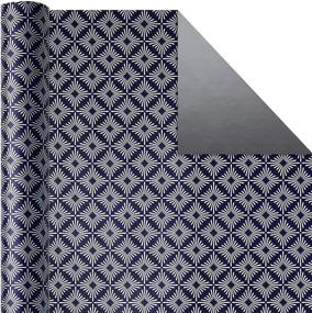 img 2 attached to 🎁 Hallmark All Occasion Reversible Wrapping Paper - Modern Metallics (Pack of 3, 120 sq. ft. ttl.) for Mothers Day, Birthdays, Bridal/Baby Showers, Valentines Day & More