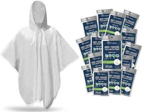 img 4 attached to ☔ Lingito 5, 10 or 15-Pack Disposable Emergency Rain Ponchos - Best for Rainy Conditions