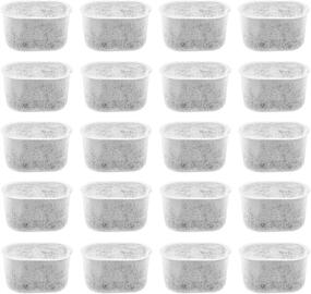 img 4 attached to ☕ 20 Pack of Eco-Fused Replacement Charcoal Water Filters for Keurig 2.0 Models - Extra Fine Grain - Fine Mesh Material - Long Lasting - Enhances Coffee Flavor