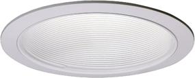 img 1 attached to 🌟 Enhance Your Space with HALO 410W White Trim Baffle: Stylish Lighting Solution