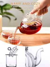 img 2 attached to 🍵 Brewing Perfection: IwaiLoft Infuser Stovetop Blooming Pumpkin for a Flavorful Tea Experience