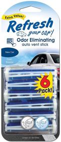 img 1 attached to American Covers Inc 09413T Refresh 🚗 Vent Stick, 6 Pack, New Car/Cool Breeze