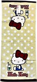 img 1 attached to Hello Kitty Terry Hand Towel Set: 🐱 3 Piece Bundle, Large Size 34 x 80 cm