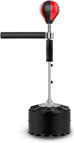 img 4 attached to Liitrton Adjustable Height Boxing Punching Ball Set with Spinning Bar Stand