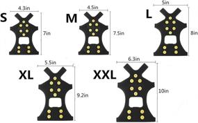 img 2 attached to 🌨️ Toasis Ice Grips Snow Spike Crampons: Ultimate Traction Cleats for Shoe Boots