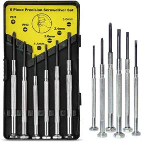 img 4 attached to 🔧 Precise Screwdriver Set - Enhanced Selection of Flathead Screwdrivers