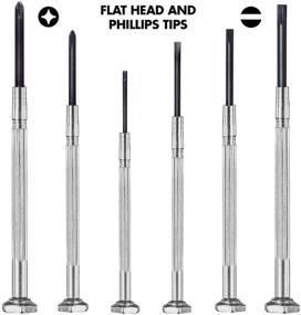 img 3 attached to 🔧 Precise Screwdriver Set - Enhanced Selection of Flathead Screwdrivers