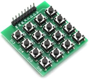 img 4 attached to Tegg 1 PC 8-Pin 4x4 Matrix Keypad Module with 16 Buttons for Arduino Raspberry Pi - Enhanced SEO