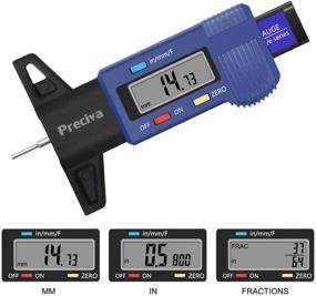 img 2 attached to Точный и удобный измеритель глубины протектора шин Preciva 📏 с большим ЖК-экраном для автомобилей, грузовиков и внедорожников