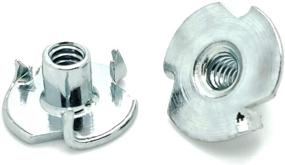 img 1 attached to 🔩 SNUG Fasteners SNG1016: 50 Zinc Plated Three Prong Tee Nuts – #10-32 x 5/16