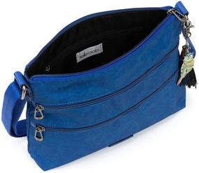 img 1 attached to Sakroots Women's Eco-Twill Bag - Multi-Purpose Purse 👜 with Adjustable Strap & Zipper Pockets, Sustainable & Durable Design