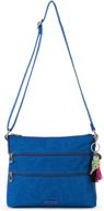 sakroots women's eco-twill bag - multi-purpose purse 👜 with adjustable strap & zipper pockets, sustainable & durable design logo