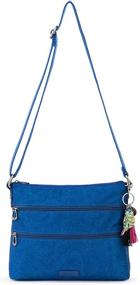 img 4 attached to Sakroots Women's Eco-Twill Bag - Multi-Purpose Purse 👜 with Adjustable Strap & Zipper Pockets, Sustainable & Durable Design