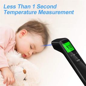 img 1 attached to 🌡️ Non-Contact Forehead Thermometer for Adults and Kids Baby - Accurate Infrared Digital Thermometer with Fever Alarm, Memory Function, and 3 in 1 LCD Display