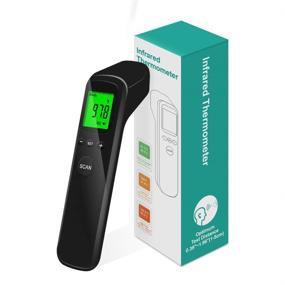 img 4 attached to 🌡️ Non-Contact Forehead Thermometer for Adults and Kids Baby - Accurate Infrared Digital Thermometer with Fever Alarm, Memory Function, and 3 in 1 LCD Display