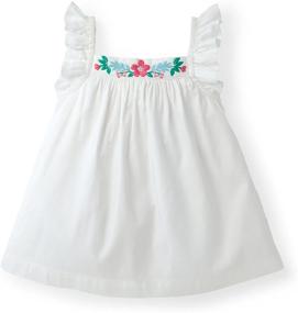 img 3 attached to Hope Henry Sleeve Embroidered Organic Apparel & Accessories Baby Girls