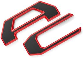 img 3 attached to 🚗 Enhance Your Ride with EyeCatcher PRO Premium Tailgate Letter Inserts for 2016-2022 Toy Taco (Black and Red)