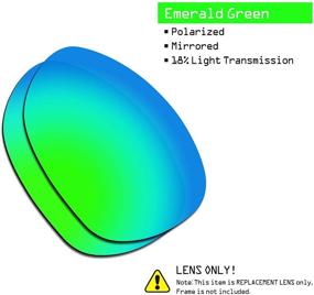 img 3 attached to Умные солнцезащитные очки SmartVLT с заменяемой перекрестьем оттенком изумрудный.