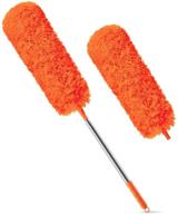 efficient 100’’ extendable microfiber feather duster for cleaning - 2 pack, bendable heads, scratch-resistant cover, washable, telescoping cobweb duster for ceiling, fan, furniture - gelibo logo