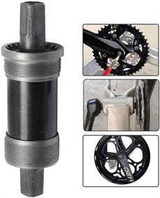 img 3 attached to High Performance BB-UN26 Square Taper Bottom Bracket 68123/127 / 110mm (Black, 1 Piece)