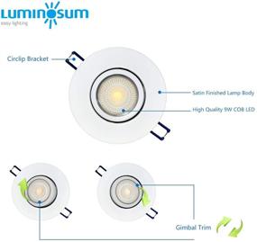 img 2 attached to LUMINOSUM Downlight Junction Dimmable Airtight