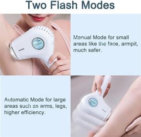img 1 attached to ✨ VEME IPL Hair Removal: Ultimate Pain-Free Laser Device with Ice Cool & 2cm² Precision Head - For Men & Women, Facial & Whole Body Hair Remover - Bikini, Upper Lip, Armpits, Arms, Legs