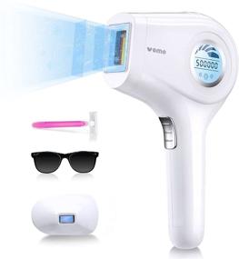 img 4 attached to ✨ VEME IPL Hair Removal: Ultimate Pain-Free Laser Device with Ice Cool & 2cm² Precision Head - For Men & Women, Facial & Whole Body Hair Remover - Bikini, Upper Lip, Armpits, Arms, Legs