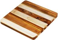 terra teak cutting board inch logo