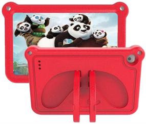 img 3 attached to New Tablet 7 Case For Kids- SHREBORN Non-Slip/Shockproof/Ultra Light Kids Friendly Tablets Cover With Stand For 7 Inch Tablet(2019 &Amp