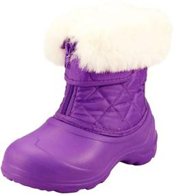 img 4 attached to Doll Maker Boys Snow Boot ST174002A 12 Boys' Shoes in Boots