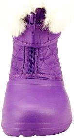 img 3 attached to Doll Maker Boys Snow Boot ST174002A 12 Boys' Shoes in Boots