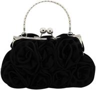 🌺 mily womens evening flower wristlet: fashionable women's handbags & wallets for stylish wristlets logo